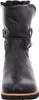 A front view of a black leather boot with a tan sole. Anteprima dell’immagine prodotto