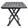 Kunststoff Klapptisch ADIGE 45 x 43 cm - anthrazit - Garten Produktbild-Vorschau 3