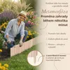 Floranica dřevěný obrubník záhonu 20 x 100 cm neošetřený Náhled obrázku produktu 5