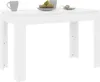 A white dining table with a bowl of fruit and two mugs on top. Produktbild-Vorschau