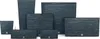 A collection of planters of various sizes arranged together on a white background. Produktbild-Vorschau
