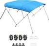 SucceBuy Bimini Top Bootsverdeck Sonnenschutz Blau 4 Bögen Produktbild-Vorschau 1