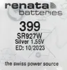 Renata SR927W Batterie Silberoxyd Knopfzelle 1,55 V für Produktbild-Vorschau 2