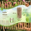 Floranica clôture en noisetier châtaignier 5 m x 80 cm de Voir les images du produit 2