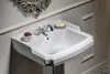 Aqualine ANTIK Keramik-Waschtisch, 58x47 cm, Weiß Produktbild-Vorschau 9