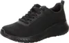 A black Skechers sneaker is shown from the side against a white background. Anteprima dell’immagine prodotto