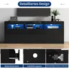 okwish TV-Schrank TV-Lowboard mit LED-Beleuchtung und Smart Produktbild-Vorschau 5
