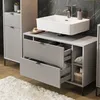 Waschbeckenunterschrank Vicco Eliza Grau 100 x 63 cm mit 2 Produktbild-Vorschau 5