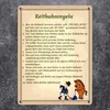 Reitbahnregeln Metallschild in 15x20 cm Produktbild-Vorschau 2