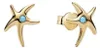 Seestern Ohrstecker für Damen, IP Gold von PANDORA Moments Produktbild-Vorschau 3