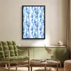 MuchoWow® MuchoWow® Gerahmtes Poster Blumen - Blau - Produktbild-Vorschau 2