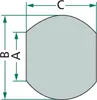 Unterlenkerkugel Kat.1 aus gehärtetem Mangan-Chrom-Stahl, Produktbild-Vorschau 2