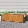 vidaXL Záhradná truhlica s kolieskami 150x50x58 cm Masívne Náhľad obrázku produktu 2