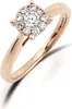 750er Rotgold Verlobungsring 4er Krappen ca. 0,36 ct Produktbild-Vorschau 1