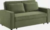 A green sofa is shown against a white background. Anteprima dell’immagine prodotto