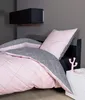 Davos Janine Biber Bettwäsche 2tlg grau rosa 65101-01| Produktbild-Vorschau 2