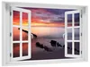 Wallario Wandbild mit Fenster-Illusion: Sandstrand im Produktbild-Vorschau 2