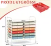 Wózek COSTWAY z 12 szufladami do sztaplowania, wózek z Podgląd zdjęcia produktu 1