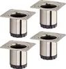 4 Stück Möbelfüße BRAVO Höhe 50 mm (+ 10 mm) Ø 40 mm Produktbild-Vorschau 1