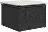 Gartensofa-set mit Kissen 7 pcs Schwarz Poly-Rattan Produktbild-Vorschau 7