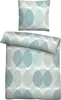 Biberna Bettwäsche blau 1x 135x200 cm + 1x 80x80 cm Produktbild-Vorschau 1