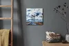 Coloray Uhr auf Leinwand 30x30 cm Wand Uhr Dekoration Produktbild-Vorschau 4
