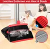 Besen und Kehrschaufel Set, Edelstahl verlängerbar Produktbild-Vorschau 2
