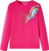 Kinder-Langarmshirt Knallrosa 104 Produktbild-Vorschau 1