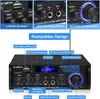 600W HiFi 2-Kanal Verstärker Bluetooth 5.0 Audio Produktbild-Vorschau 3