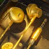 WEKOME YC05 Serie Sakin - Cuffie con jack da 3,5 mm (oro) Anteprima dell’immagine prodotto 4
