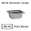 APS GN-Behälter / -deckel aus Edelstahl GN 1/6 Behälter Anteprima dell’immagine prodotto 12