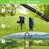 Schwarz Metall 195cm Schäferhaken mit 5 Zinken für Garten Produktbild-Vorschau 6