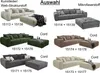 Big Sofa XXL 306 cm Federkern Lounge Couch mit Bezug aus Produktbild-Vorschau 11