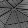 Gartenpavillon 3x3 m Stahldach Hardtop, ohne Seitenteile, Produktbild-Vorschau 7