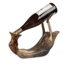 Ente Trinkend 34cm Flaschenhalter | Holz | Lustige Produktbild-Vorschau 2