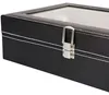 Uhrenbox Uhrenkoffer mit Glasfenster bis 12 Uhren und Produktbild-Vorschau 13