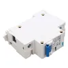 A white miniature circuit breaker with a blue switch. Anteprima dell’immagine prodotto
