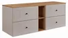 Rodan | Waschbeckenunterschrank - Beige und Braun - 140 cm Produktbild-Vorschau 1