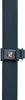 A close-up of a dark gray metal post with a silver clamp and screw attached. Produktbild-Vorschau