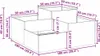vidaXL Gartenblumentopf Rostig 100 x 100 x 48 cm Produktbild-Vorschau 7