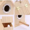 Holz-Nistkasten für Sittiche, 15x13x16,7 cm, Eingang Ø 5,5 Produktbild-Vorschau 5