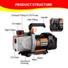 Vakuová pumpa pro chladiva – 1/2 HP, 7 CFM, 6400 ot./min, Náhled obrázku produktu 2