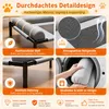 Ganzjahres Hundeliege, Erhöhtes Hundebett mit L-förmigem Produktbild-Vorschau 8