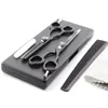 Haarschere Friseurscheren-Set schwarz Effilierschere, Produktbild-Vorschau 2