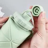 Faltbare Silikon-Wasserflasche 600 ml, grün, Produktbild-Vorschau 9