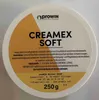 A white tub of cleaning cream with yellow and black branding and text. Produktbild-Vorschau