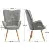 Meubles Cosy : fauteuil de style scandinave avec accoudoirs Voir les images du produit 6