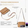 MODFU Umhängetasche Damen Kleine, Crossbody Bag Damen Leder Produktbild-Vorschau 9