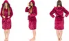Damen Herren Bademantel Warm Plüsch mit Kapuze Geschenk Produktbild-Vorschau 8