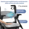 ELONEO 2in1 carrozzina rollator pieghevole e leggera con Anteprima dell’immagine prodotto 2